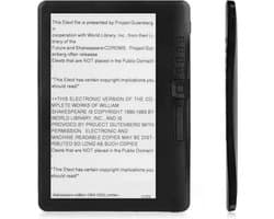 E-reader - 8 GB - 7 inch - E-readers & accessoires - Inclusief hoes & screenprotector - Inclusief oortjes - Luisterboeken - Zwart