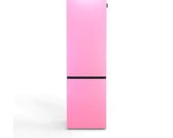 Nunki Large Combi NFA – Koel-vriescombinatie – No Frost – A-klasse – 304 liter – Bubblegum Pink Satin