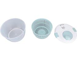 Salade Spinner - Sla Droger - Groenten Wassen - Antislip Basis - 5L - Blauw