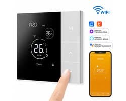Innovastore Thermosstaat - WiFi Slimme Thermostaat - Temperatuurregelaar - Compatibel met Alice, Alexa en Google - Bedraad