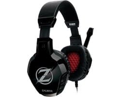 Zalman ZM-HPS300 hoofdtelefoon/headset Bedraad Hoofdband Gamen Zwart