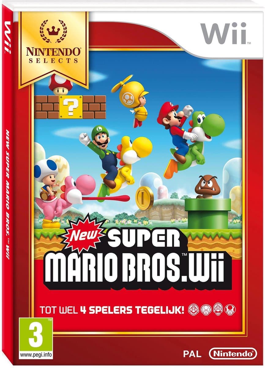 New Super Mario Bros - Nintendo Selects - Wii — afbeelding 1