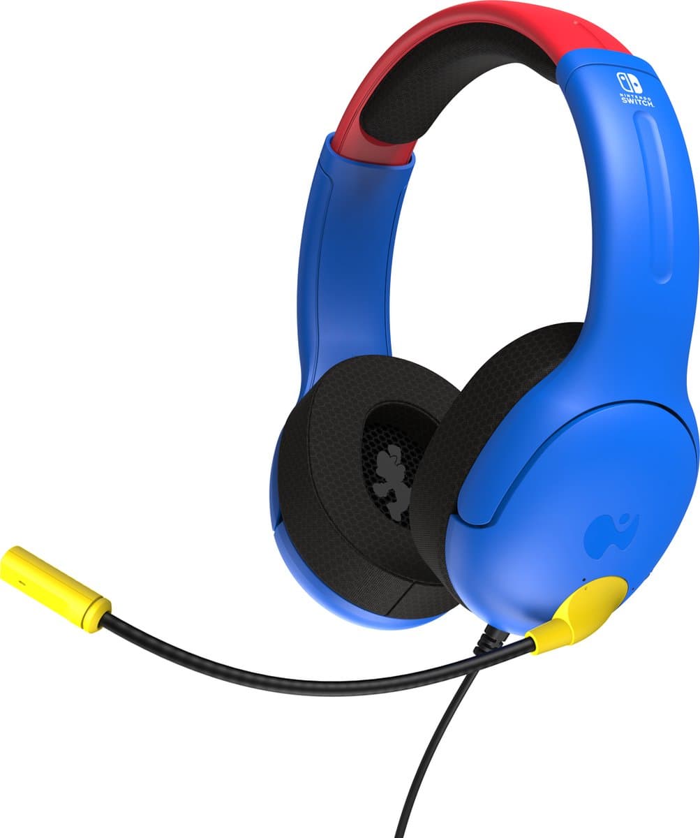 PDP Gaming LVL40 Airlite - Gaming Headset - Nintendo Switch - Mario — afbeelding 1