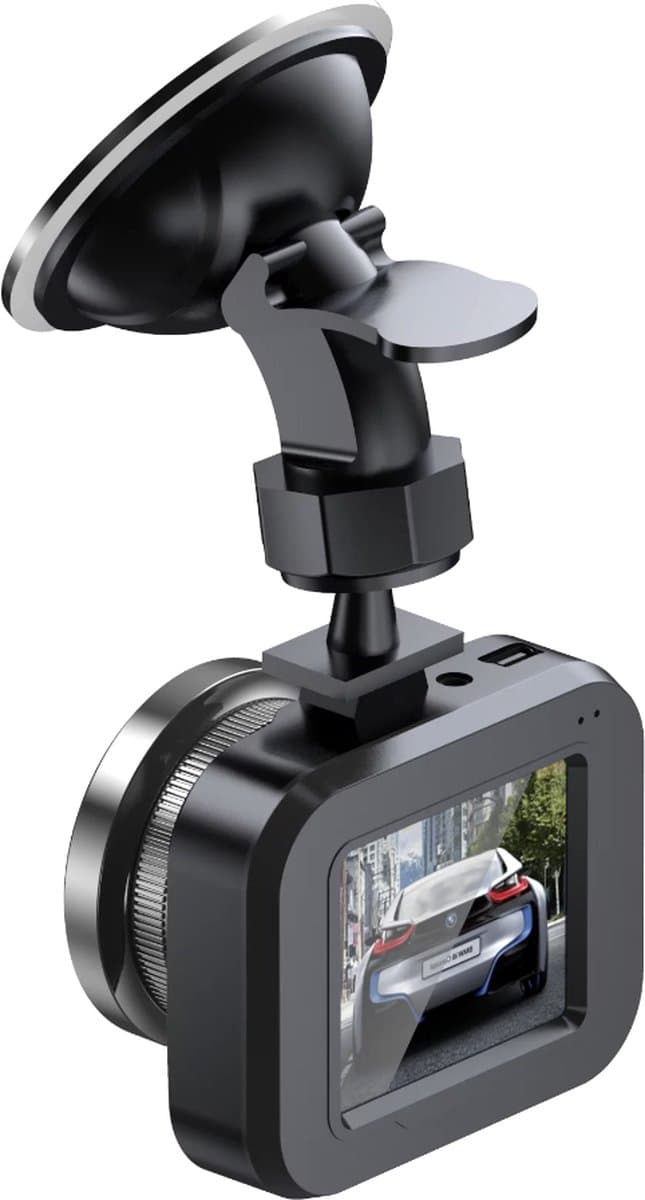 Mini Dashcam 2.0 inch Park Modus/G-Sensor/Loop recording/Motion detection/Night Vision + 32GB Micro SD kaart — afbeelding 1