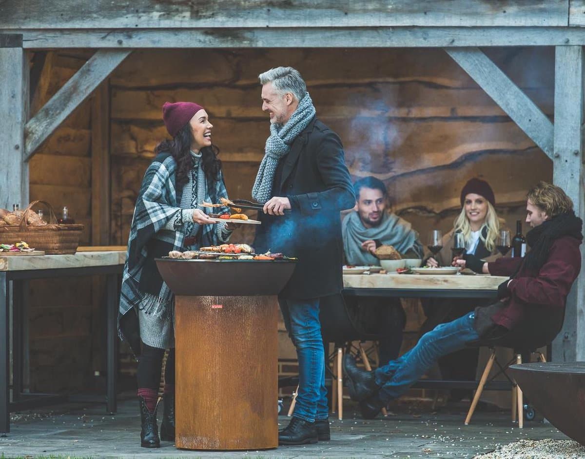Artola - fiQ Barbecue M - Cortenstaal - Bruin — afbeelding 1
