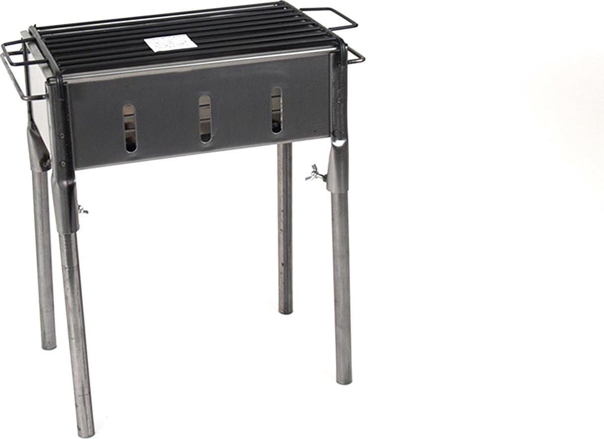 Gerimport Houtskoolbarbecue Exa 35 X 20 X 50 Cm Zwart/zilver — afbeelding 1