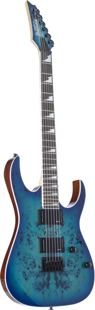 Ibanez GRGR221PA AQB – GIO Series Elektrische Gitaar – Aqua Burst – 24 Frets – Dual Humbucker — afbeelding 1