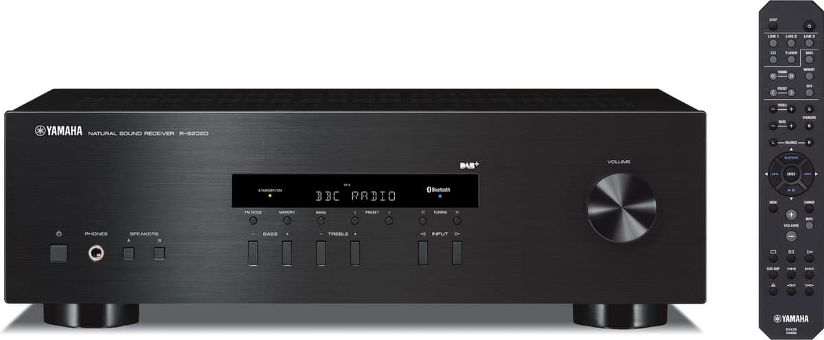 Yamaha Stereo Receiver R-S202D Zwart | | 4957812602204 — afbeelding 1