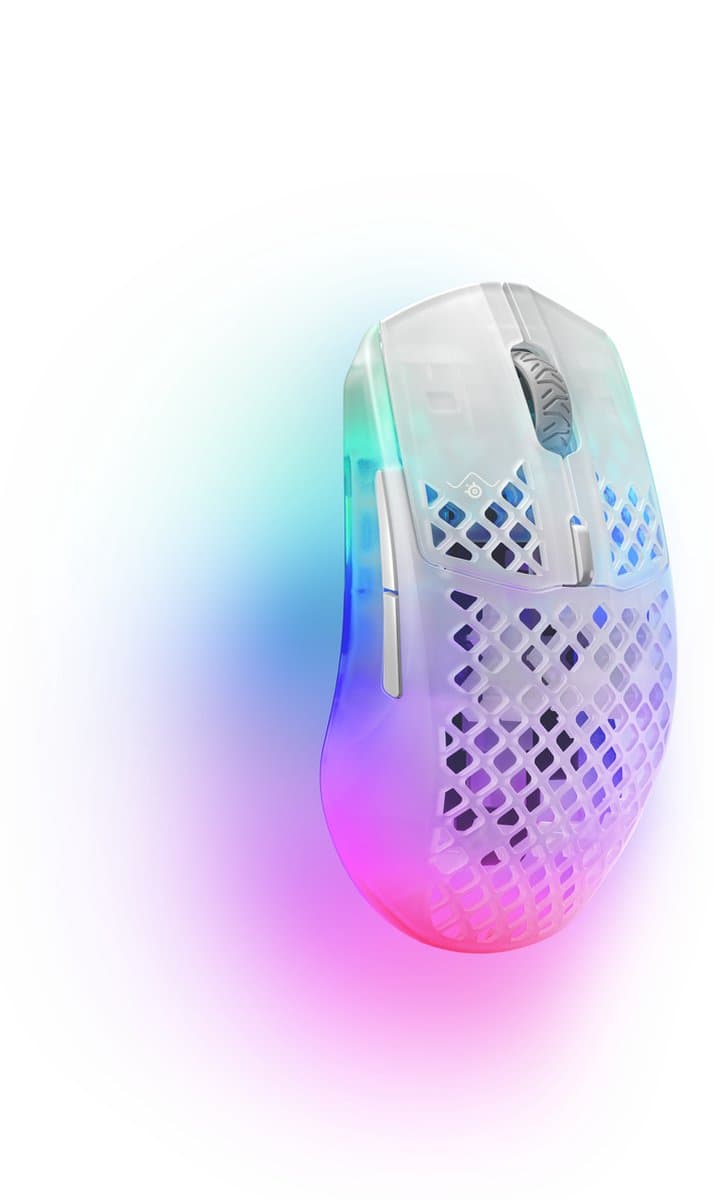 Steelseries Aerox 3 Wireless Ghost (2022 Edition) - Draadloze Gaming Muis - Ghost/Doorzichtig — afbeelding 1