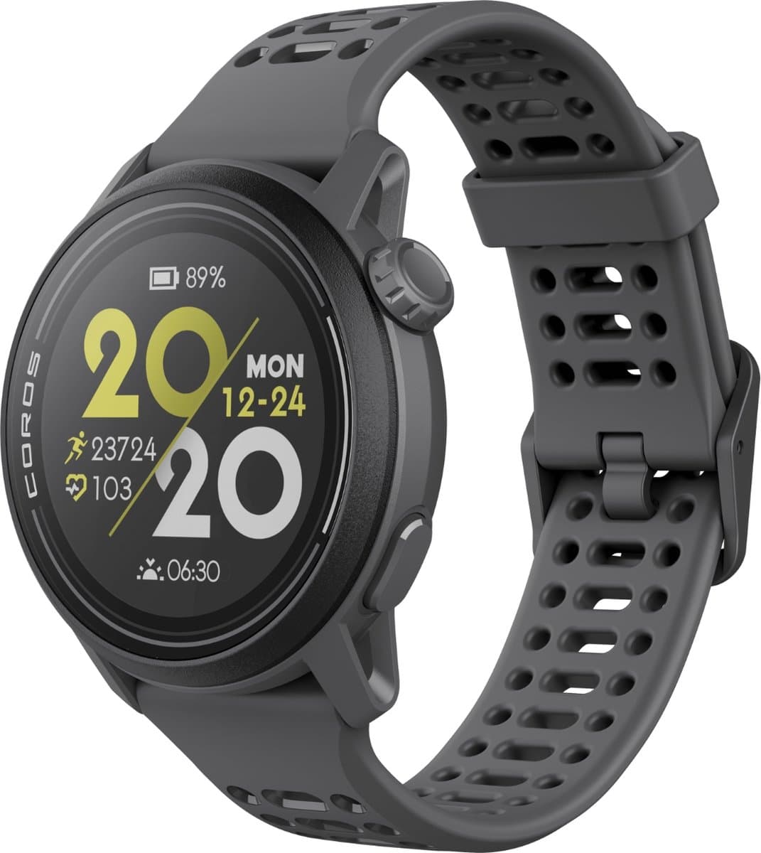 Coros PACE 3 Zwart Silicone Multisport horloge 42mm — afbeelding 1