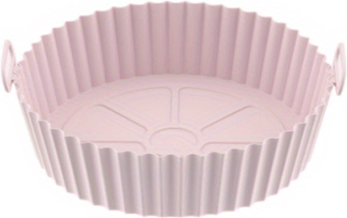 Airfryer Siliconen Bakje - Herbruikbaar - 20,5CM - Roze — afbeelding 1