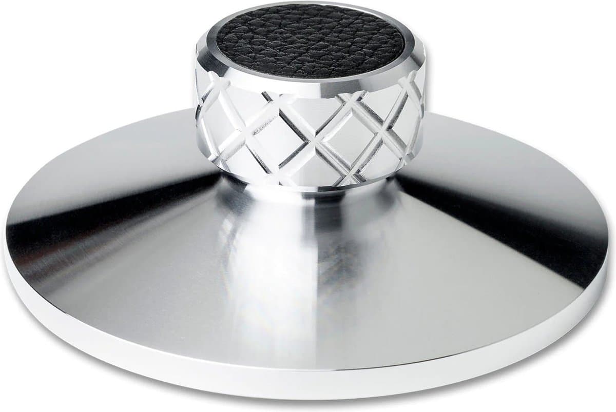 Pro-Ject Clamp it Platenklem – Verbeterde Stabiliteit – Gewicht voor Vinyl – Nauwkeurige Weergave – Zilver — afbeelding 1