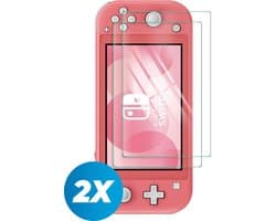 2 Stuks - Tempered Glass Screenprotector Protection Kit geschikt voor de Nintendo Switch Lite - Screen Protector Set - Dual Pack