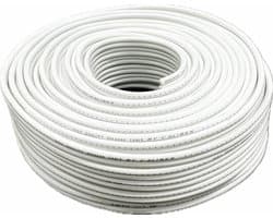 Caliber Speaker Kabel - Luidsprekerkabel - 2x1,5mm - 25 meter speakerdraad - Wit (CS215WX25)