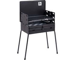 Bo-Camp - Barbecue - Koffermodel - Staal - 40x30 cm