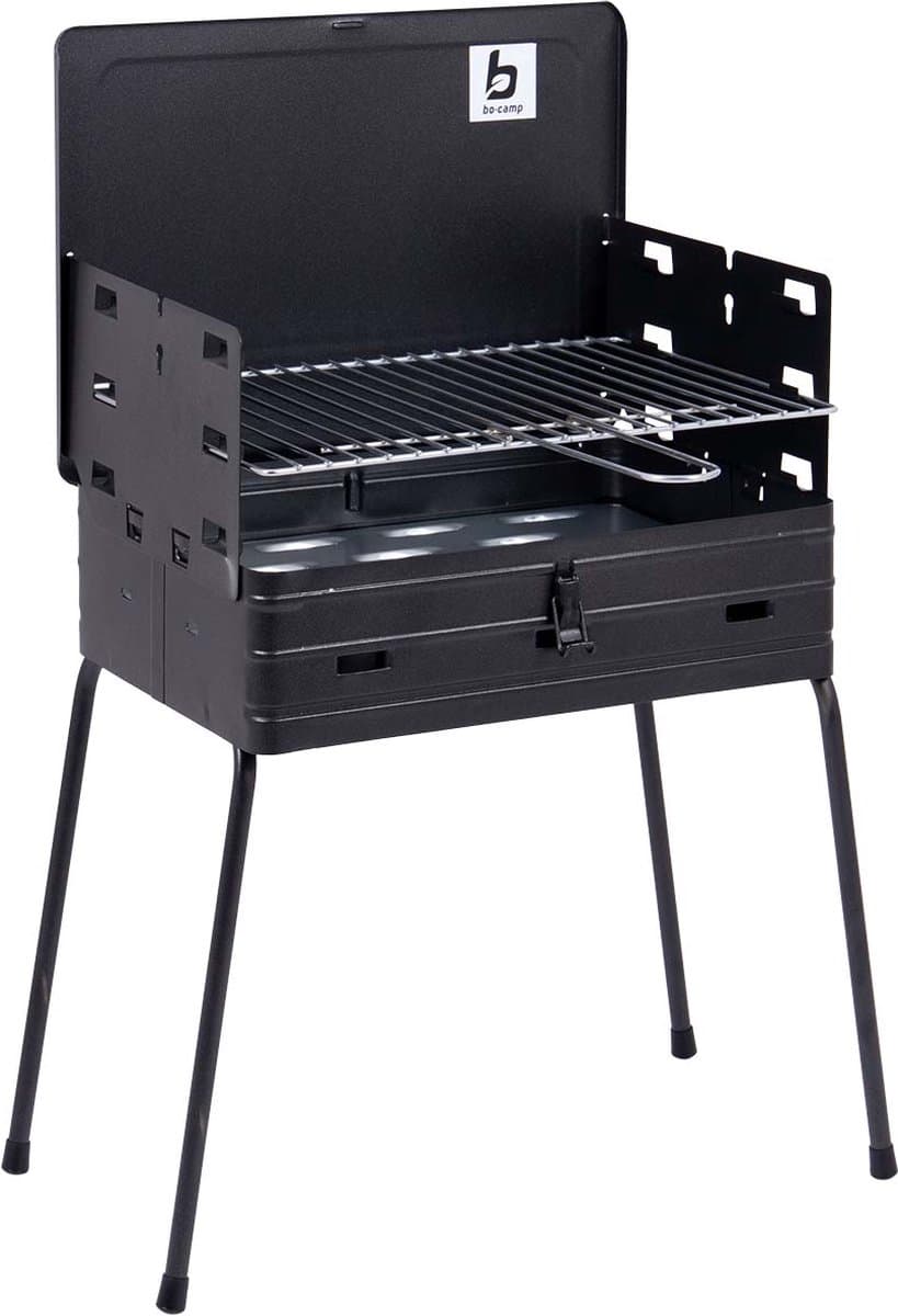 Bo-Camp - Barbecue - Koffermodel - Staal - 40x30 cm — afbeelding 1