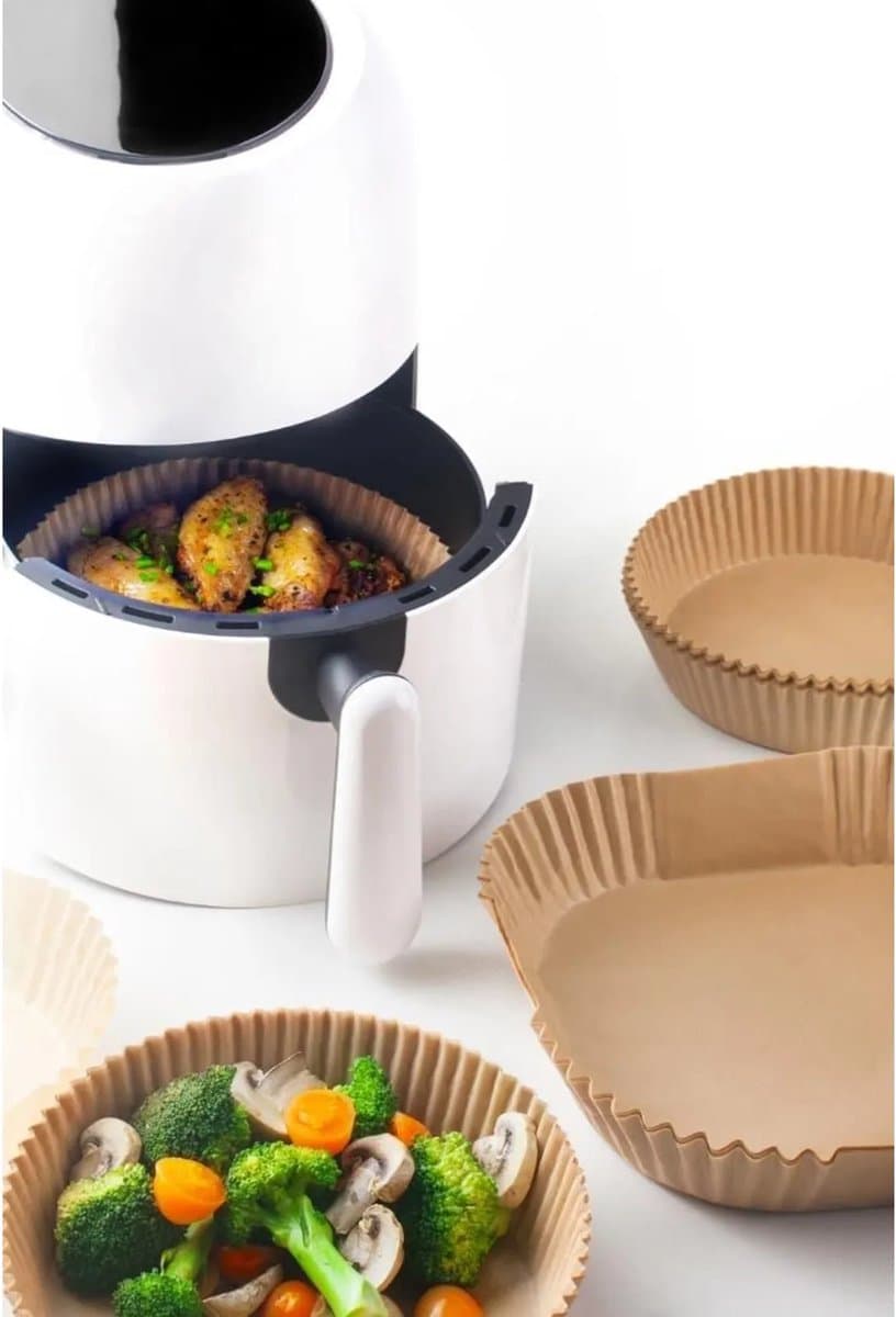 IBILI - Papieren airfryer inzet - 20x20 cm - set met 50 stuks — afbeelding 1
