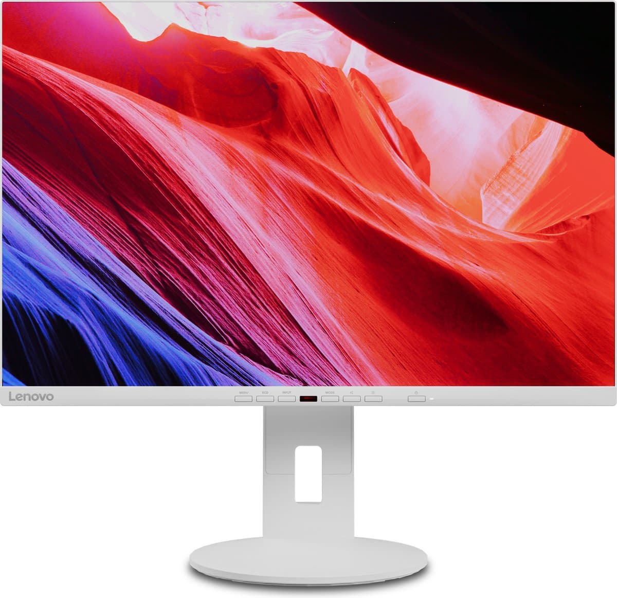 Lenovo C24d-20 LED display 61 cm (24") 1920 x 1200 Pixels Full HD Grijs, Wit — afbeelding 1