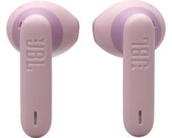 JBL Wave Flex 2 - Noise Cancelling Oordopjes - Oortjes Draadloos - Bluetooth - Open-fit In-ear - 40 uur speeltijd - IP54 - Roze