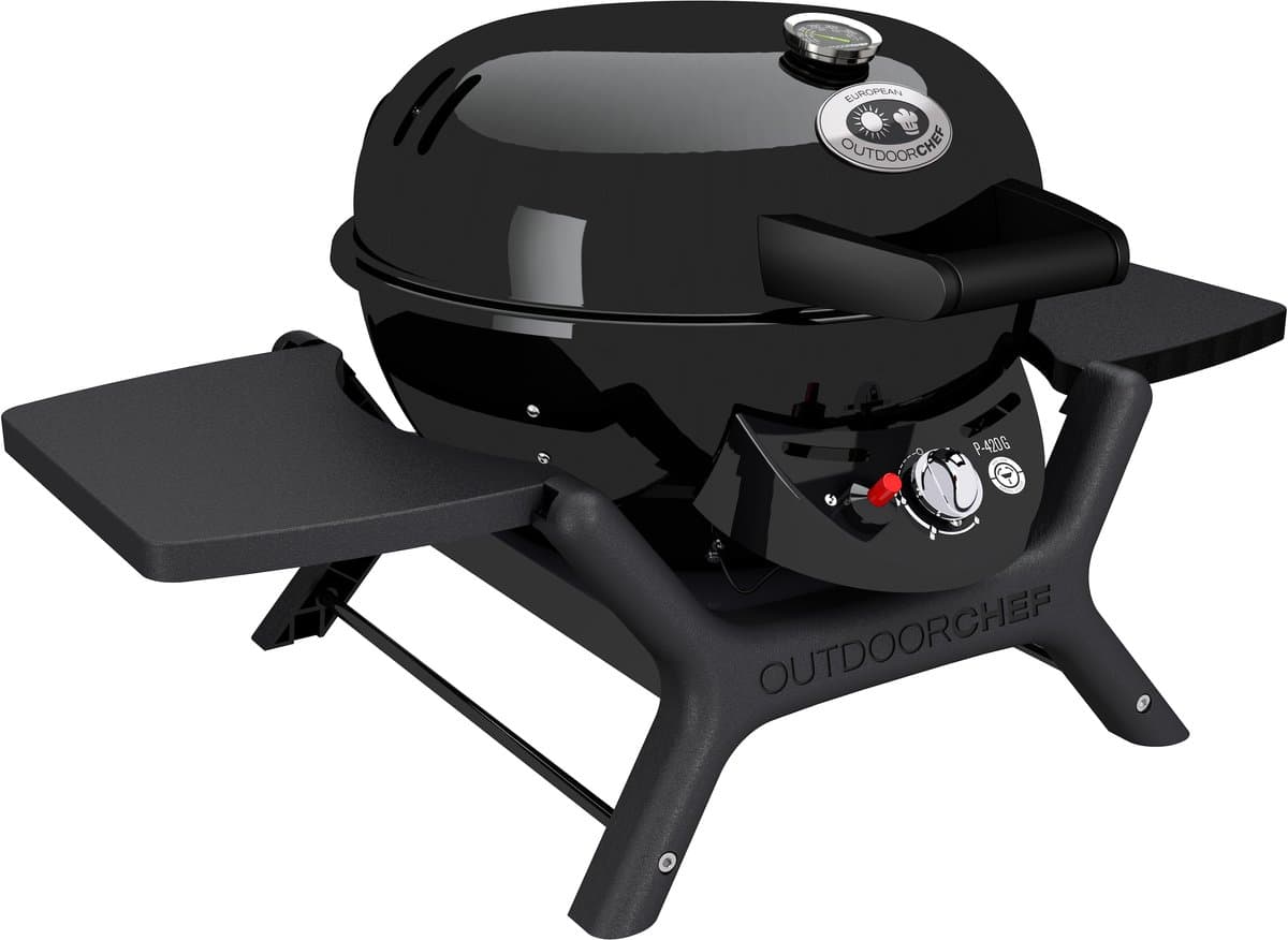 BBQ - Outdoorchef 420 G - Minichef Gasbarbecue - Compact - Zwart — afbeelding 1