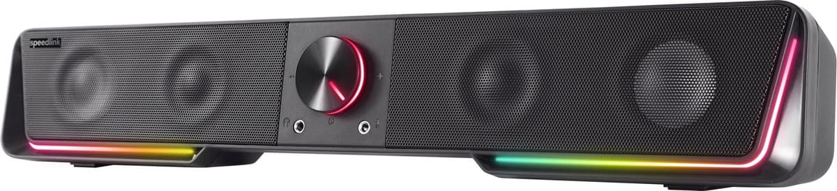 Speedlink GRAVITY - Stereo Soundbar - Bluetooth Speaker - RGB - Zwart — afbeelding 1