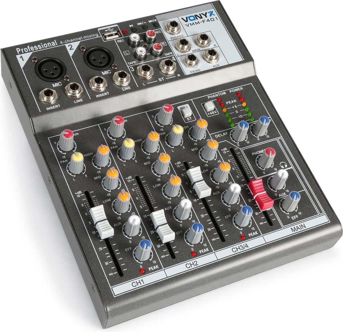 VMM-F401 Music Mixer 4Ch/MP3/Echo — afbeelding 1