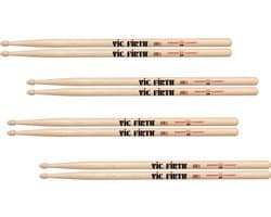 Vic Firth 5B promopack - Voordeelpack; 3 paar + 1 paar gratis!