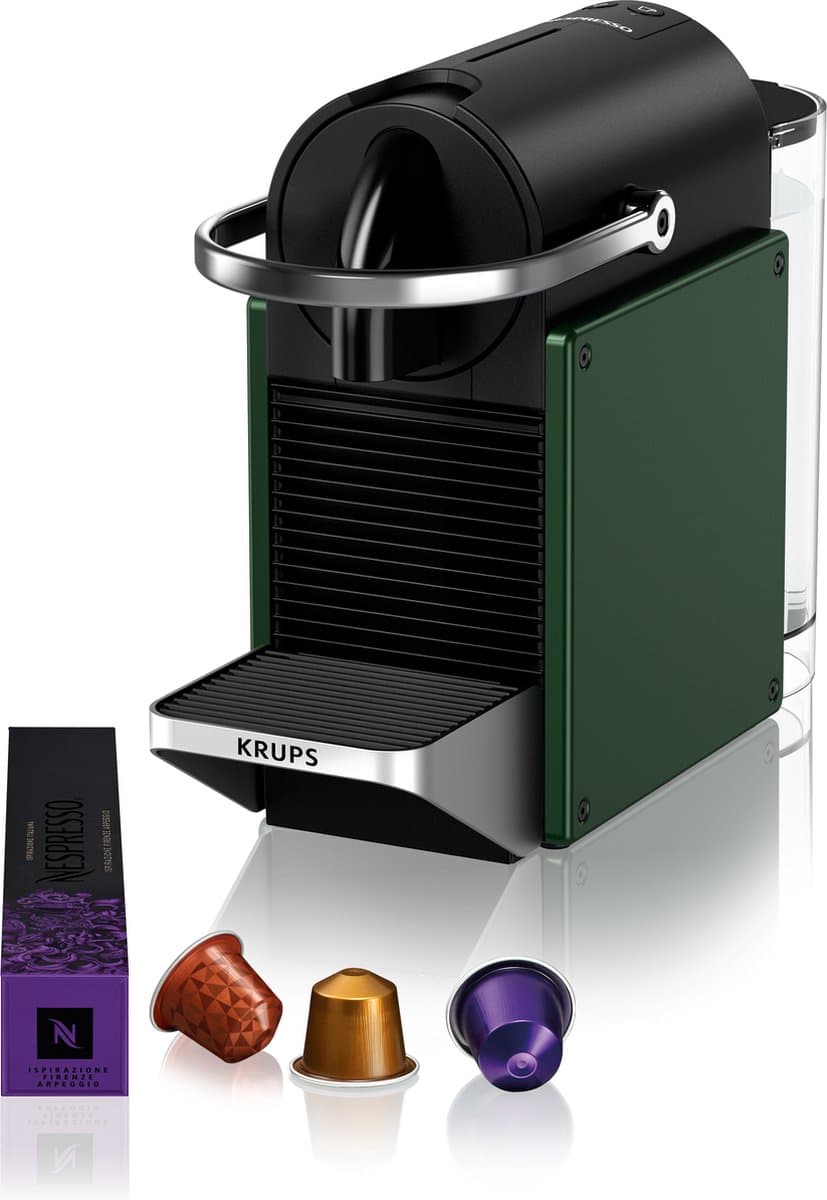 Krups Nespresso Pixie XN3063 - Koffiecupmachine - Donkergroen - Compact — afbeelding 1