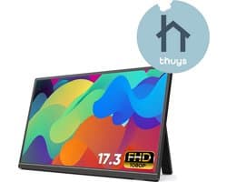 Thuys - Portable Monitor - Draagbare Monitor - Draagbaar Scherm - Hoogwaardige Kwaliteit