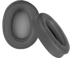 Somstyle Oorkussens Geschikt Voor Sony WH-H900N & MDR-100ABN Koptelefoon - 2 Stuks - Zacht Schuim - Eiwitleer - Donkergrijs