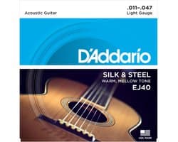 D'Addario EJ40 Silk&Steel Folk Snaren (11-47)