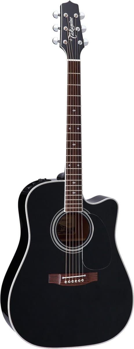 Takamine EF341SC2 Black - Akoestische gitaar — afbeelding 1