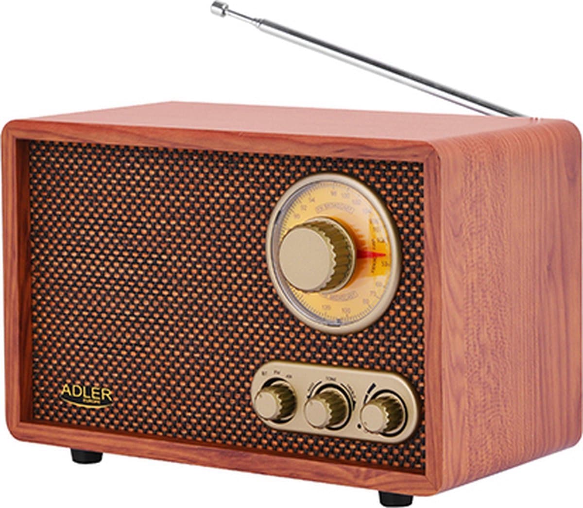 Adler 1171 - Radio - Draagbaar - Bruin — afbeelding 1