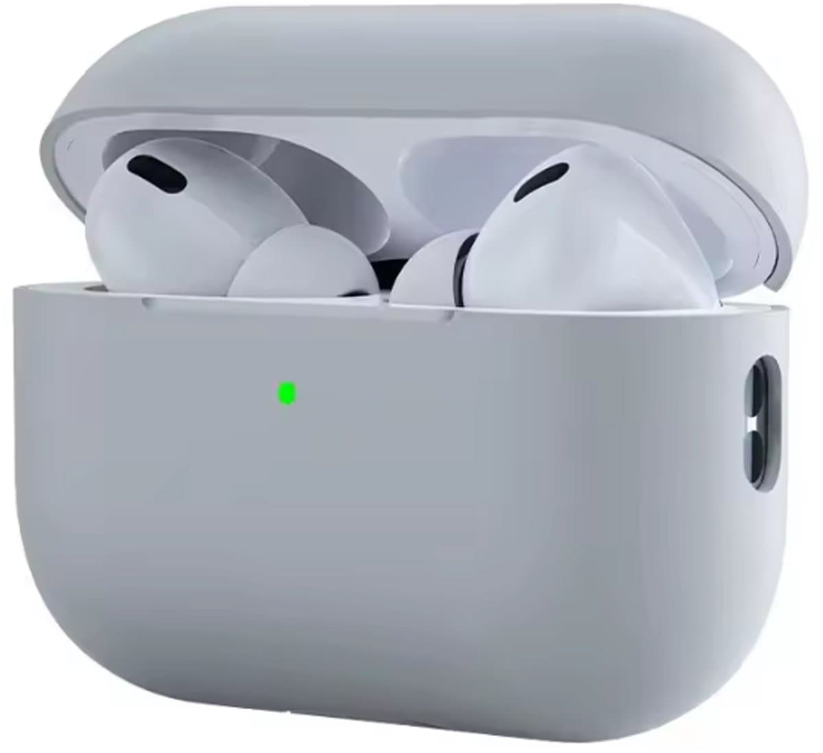 New Age Devi - Siliconen case - geschikt voor Airpods Pro - Licht-Grijs — afbeelding 1