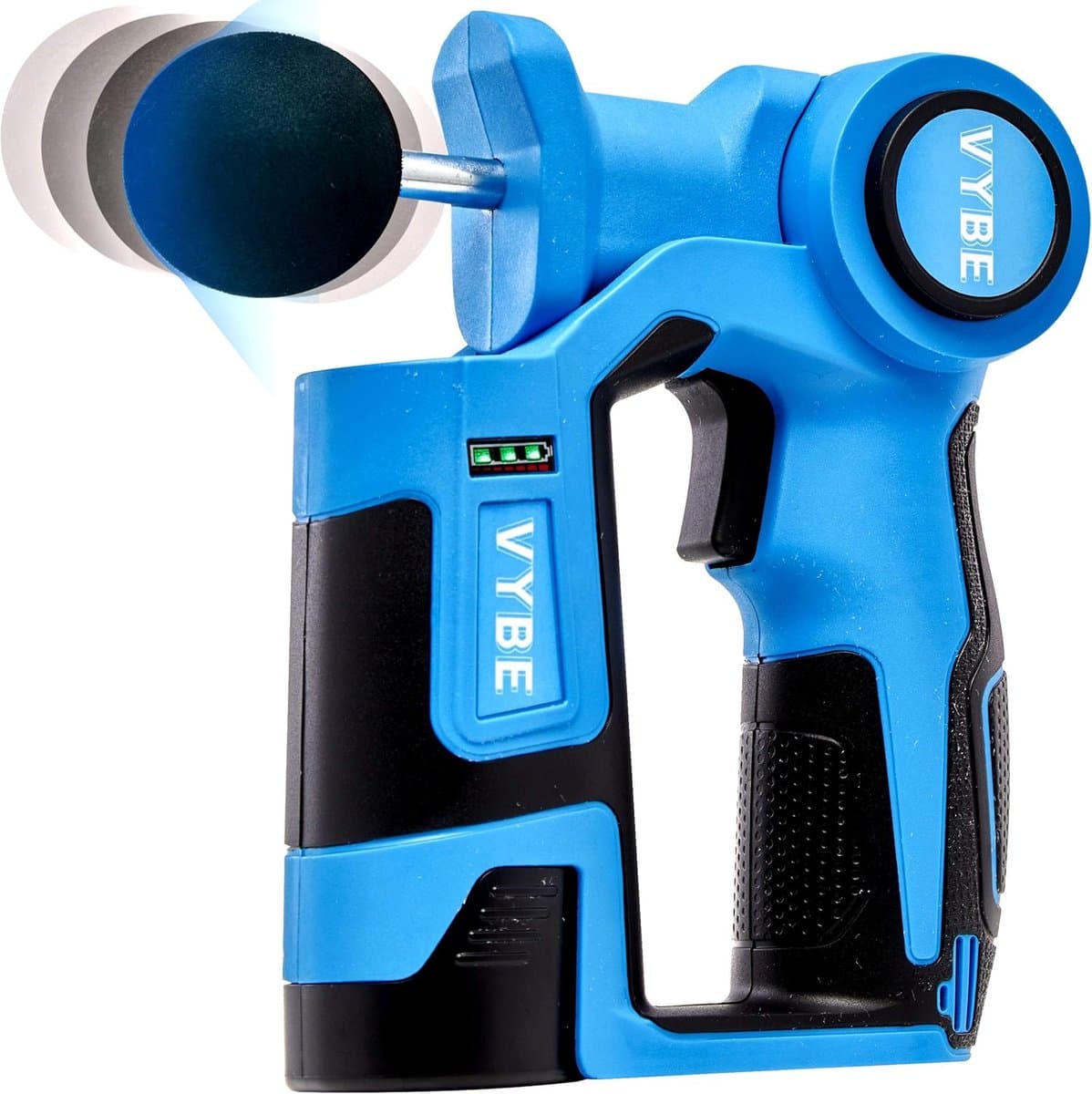 Handheld Diepe Spier Massagegun met 6 Massagekoppen en 5 Snelheden — afbeelding 1