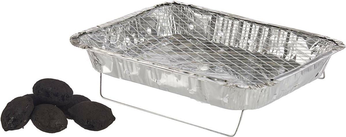 La Dehesa Eenmalig gebruik wegwerp BBQ/Barbeque grill - 42 x 30 x 5 cm — afbeelding 1