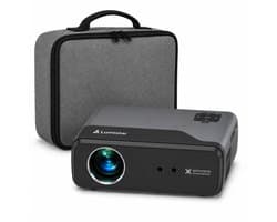 Lumistar® A8 Google TV Beamer - Officiële Google TV licentie - Ingebouwde Chromecast - Full-HD Beamer - Thuisbioscoop met 1500 ANSI - HDR + Dolby DTS Audio - WiFi & Bluetooth - Mini Beamer - Projector
