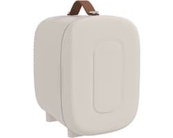 Beauty koelkast - Skincare koelkast - Cosmetica koelkast-Mini koelkast – Koelen – Verwarmen – Draagbaar - Stil - Slaapkamer - 28cm- 1 stuk-Crèmewit
