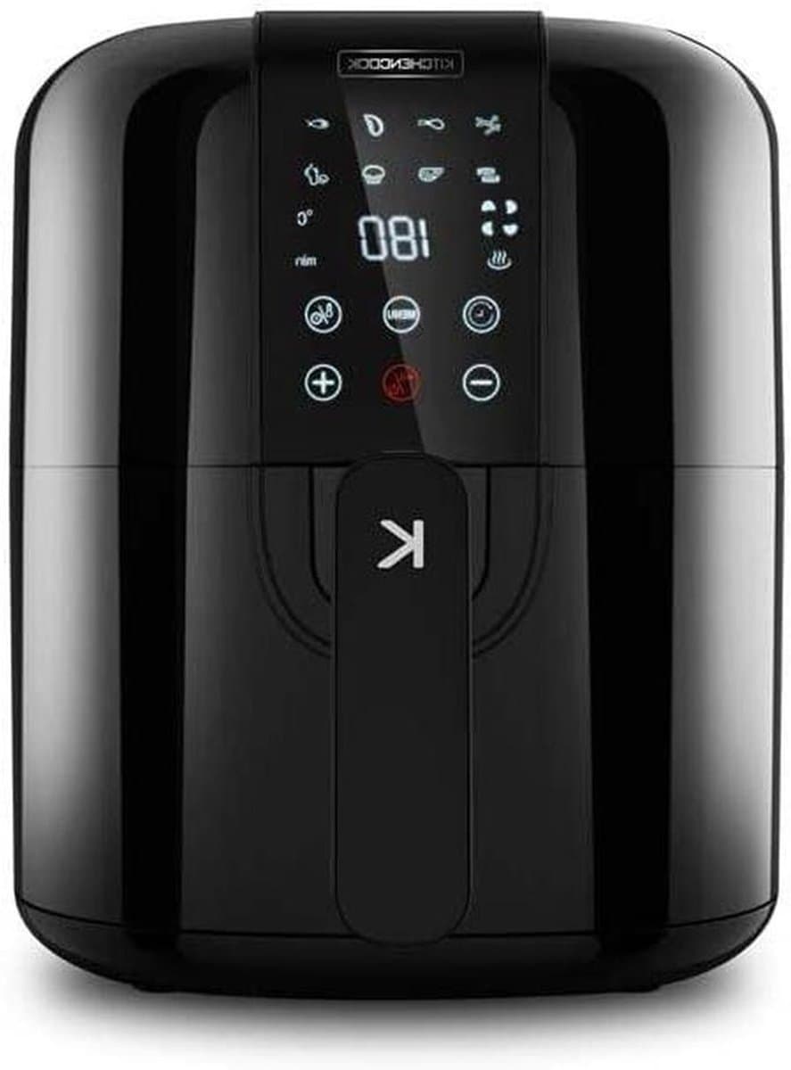 Airfryer Zonder Olie - Crispy Snacks - Gezond Koken - 8 Programma's - 3 Liter - Zwart — afbeelding 1