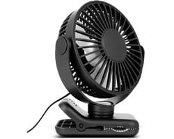 Dailygoods - USB Bureauventilator met 360° Draaibare Hoofden