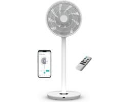 Duux Whisper Flex 2 - Smart Statiefventilator - Staande Ventilator Geruisloos - Wit