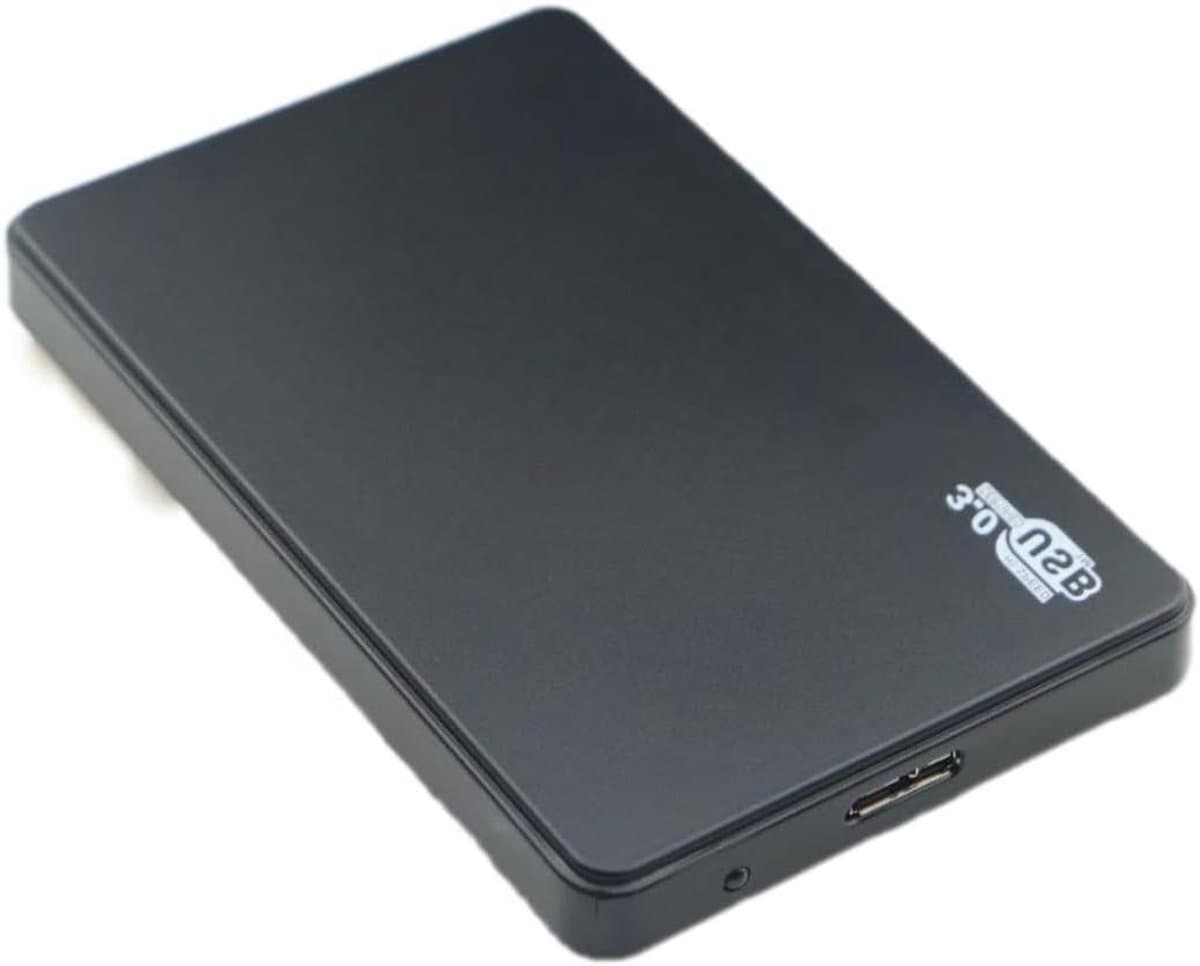 Externe Harde Schijf - Draagbare Opslag - Data Back-up - Compact Ontwerp - 500GB Capaciteit - Zwart — afbeelding 1