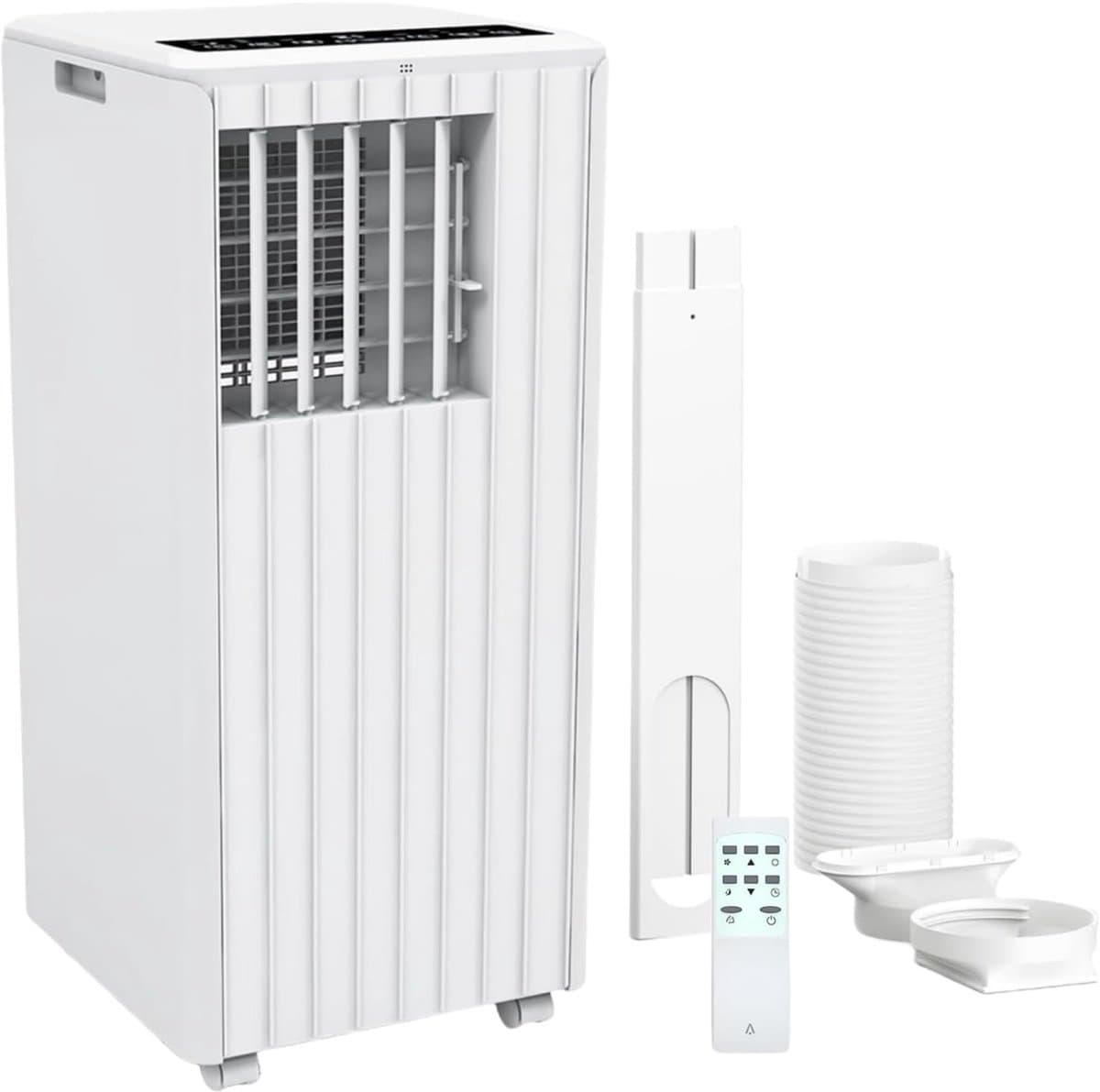 Danky Mobiele Airco 9000 BTU - Mobiele Airconditioner 3-in-1 (Koelen, Ontvochtigen, Ventileren) - 2.6kW - Geschikt Voor Ruimtes Tot 20-35 m² - Slaapmodus - 24-uurs Timer - Afstandsbediening - Energieklasse A — afbeelding 1