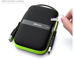 Externe Harde Schijf - Opslagapparaat - Bestanden Opslaan - Militaire Valbescherming - 1TB - Zwart