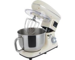 Keukenmachine - Mixer Deegmachine - Bakken Maken - LCD Timer - 62 Liter - Wit