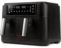 Heteluchtfriteuse - Airfryer - Gezond Koken - Dubbele Kookzones - 9 Liter - Zwart