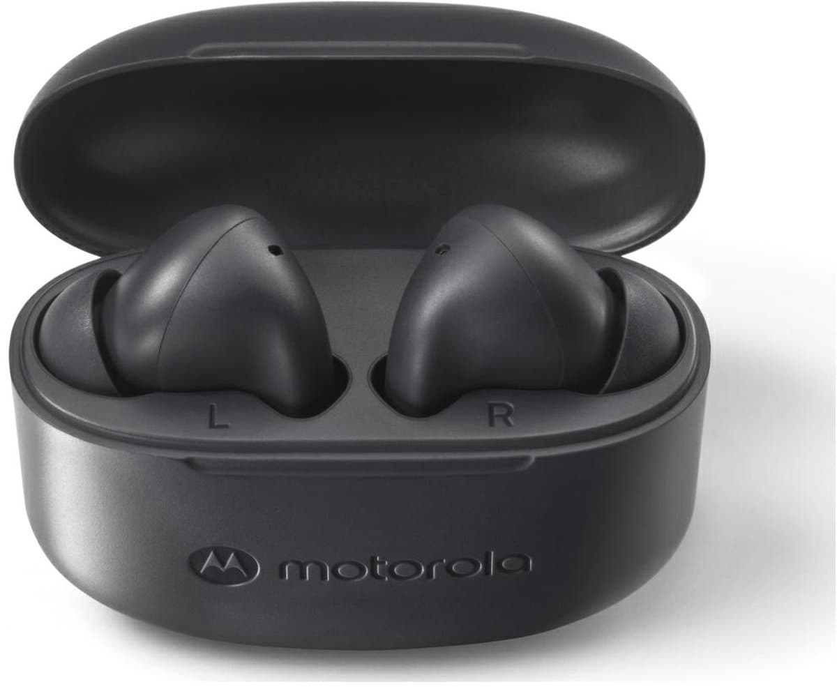 Motorola Moto Buds 065 Draadloze Oordopjes - Draadloze Oortjes met Bluetooth 5.3 - Waterbestendige In-Ear Oordopjes - 15 M Draadloos Bereik - Earbuds tot 17 Uur Afspeeltijd - Zwart — afbeelding 1