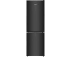 ETNA KCV587NZWA - Koel-vriescombinatie 187cm Hoog - Vrijstaand - Zwart - Energielabel A - 304l - Super Freeze - 35 dB - LED verlichting