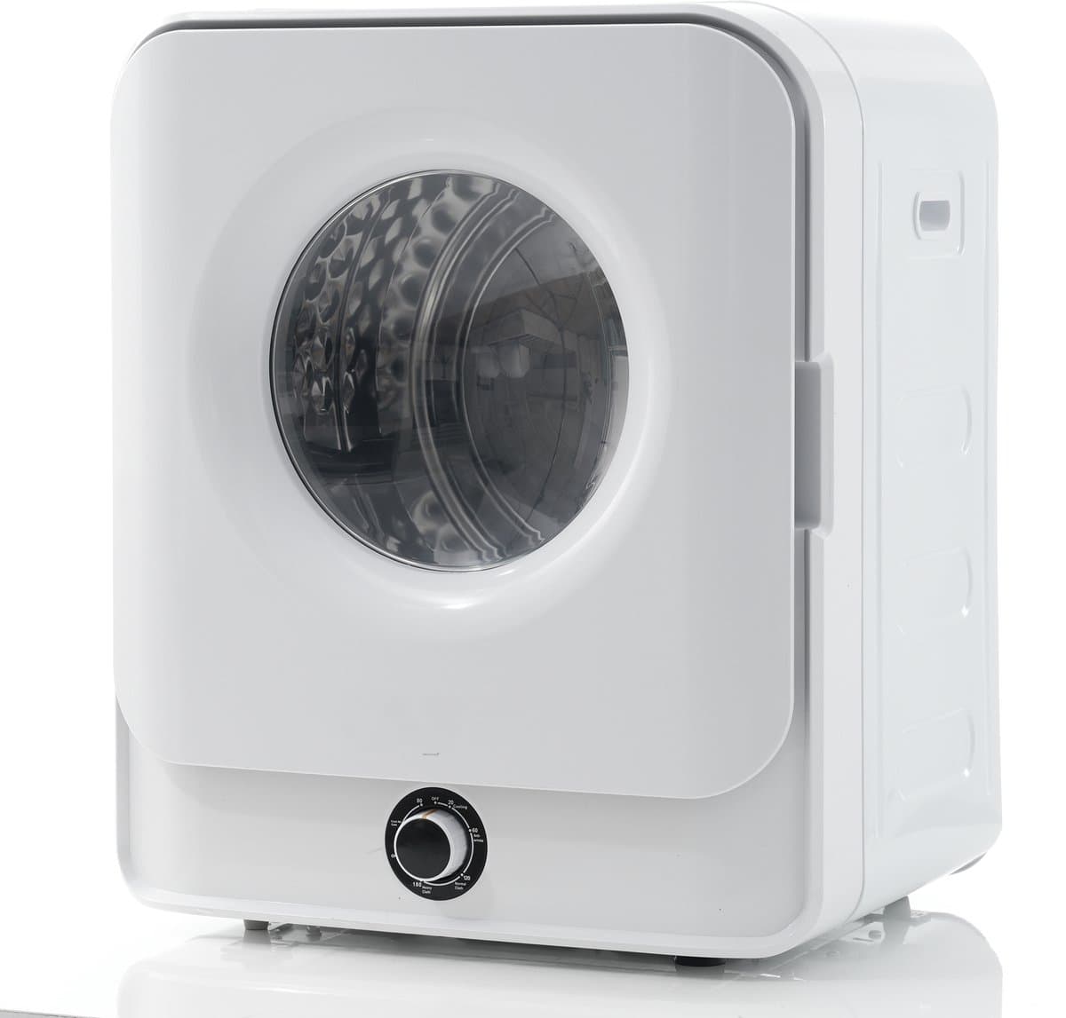 Wäschetrockner 3,0 kg – 830 W – 62 dB – 5 programma's – wandmontage – compact – voor wasruimtes – 49,5x43,5x59,5 cm – 1 st – wit — afbeelding 1