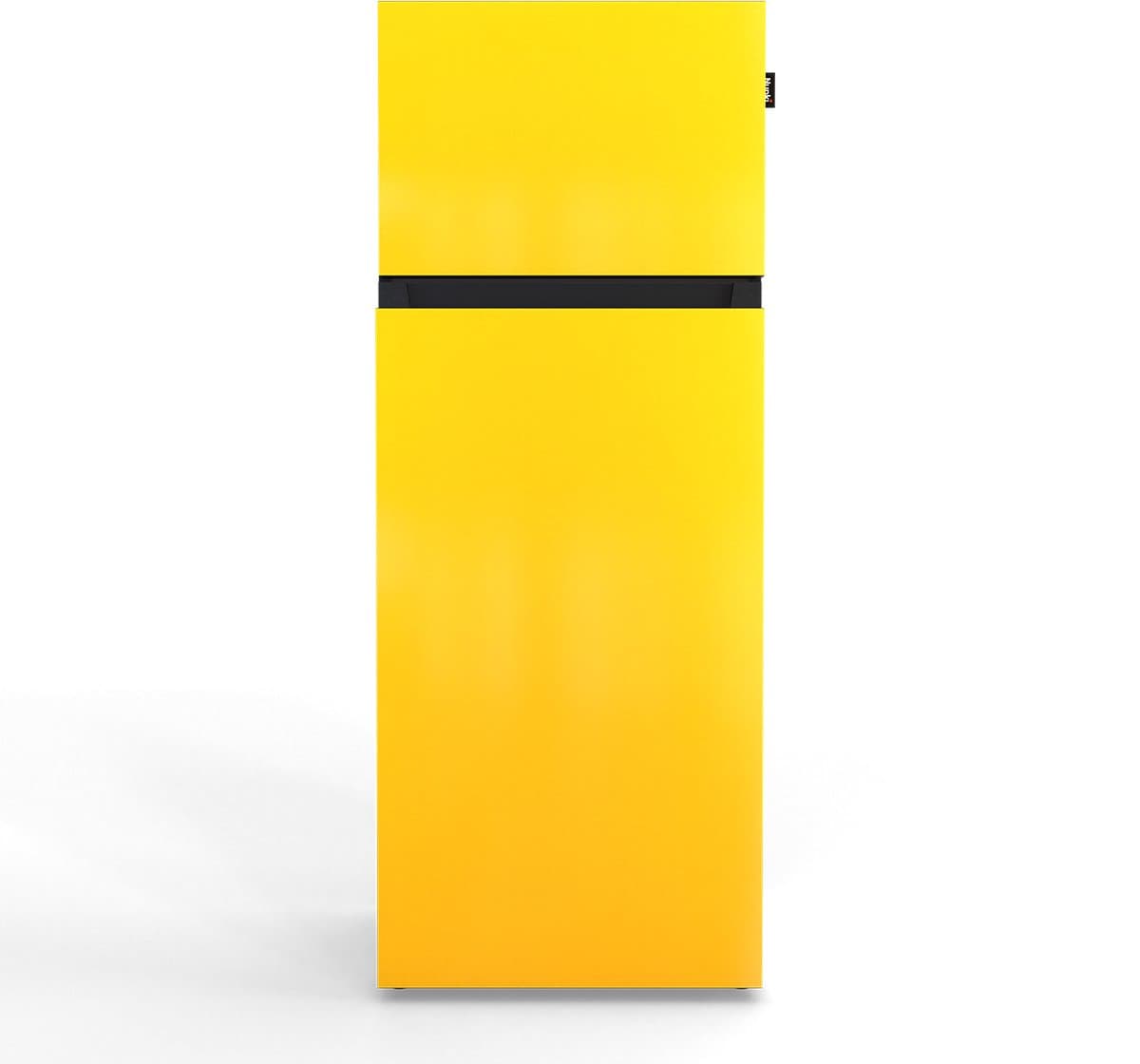NUNKI MEDIUM-AYELL / Dubbel-Deurs Koelkast, E Klasse, 206l, Lucid Yellow, Gloss (ALL sides) — afbeelding 1
